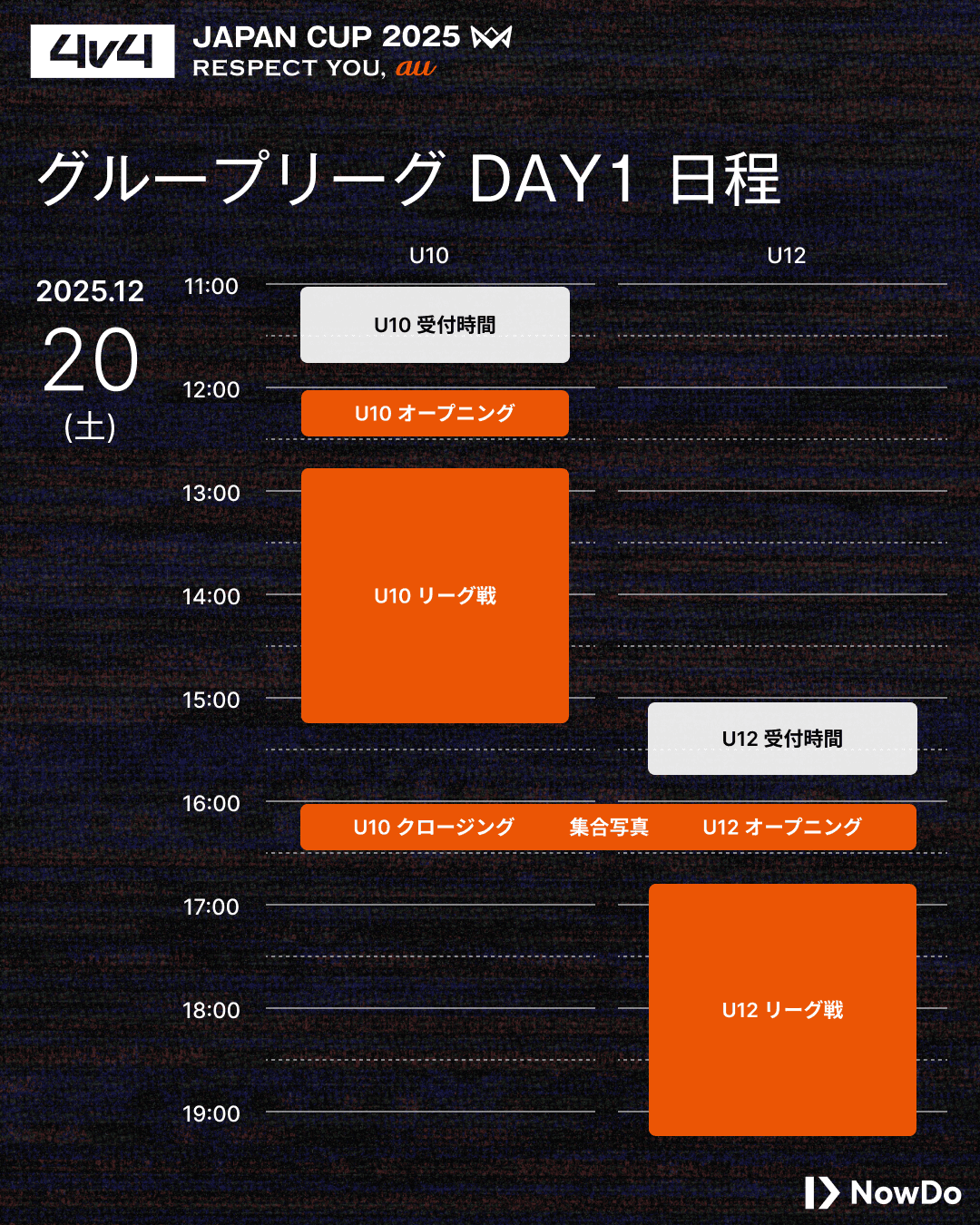 DAY1 スケジュール